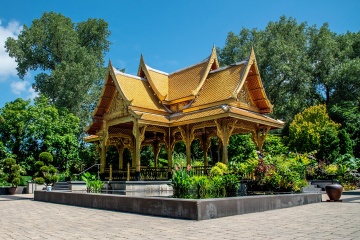 Thai Pavillion at Olbrich Botanical Gardens.